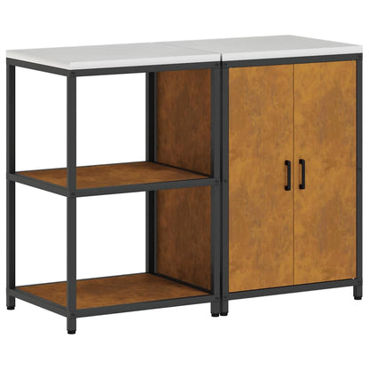 Set di Stoccaggio per Cucina 2 pcs Ruggine acciaio corten