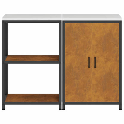 Set di Stoccaggio per Cucina 2 pcs Ruggine acciaio corten