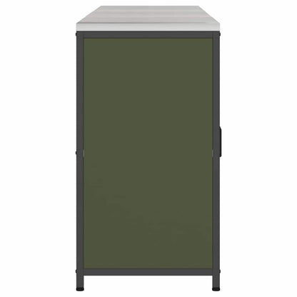 Set di Stoccaggio per Cucina 3 pcs Verde oliva 180 x 50 x 92 cm