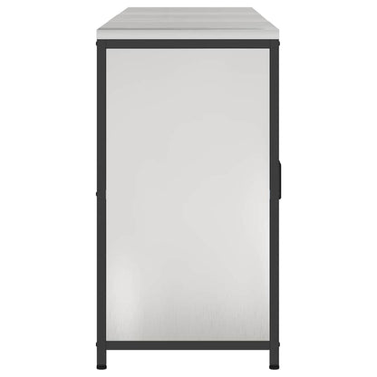 Set di Stoccaggio per Cucina 3 pcs Argento 180 x 50 x 92 cm