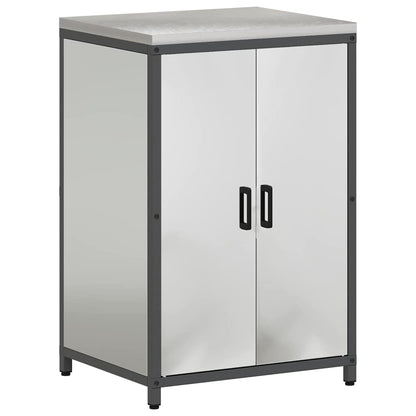 Set di Stoccaggio per Cucina 3 pcs Argento 180 x 50 x 92 cm