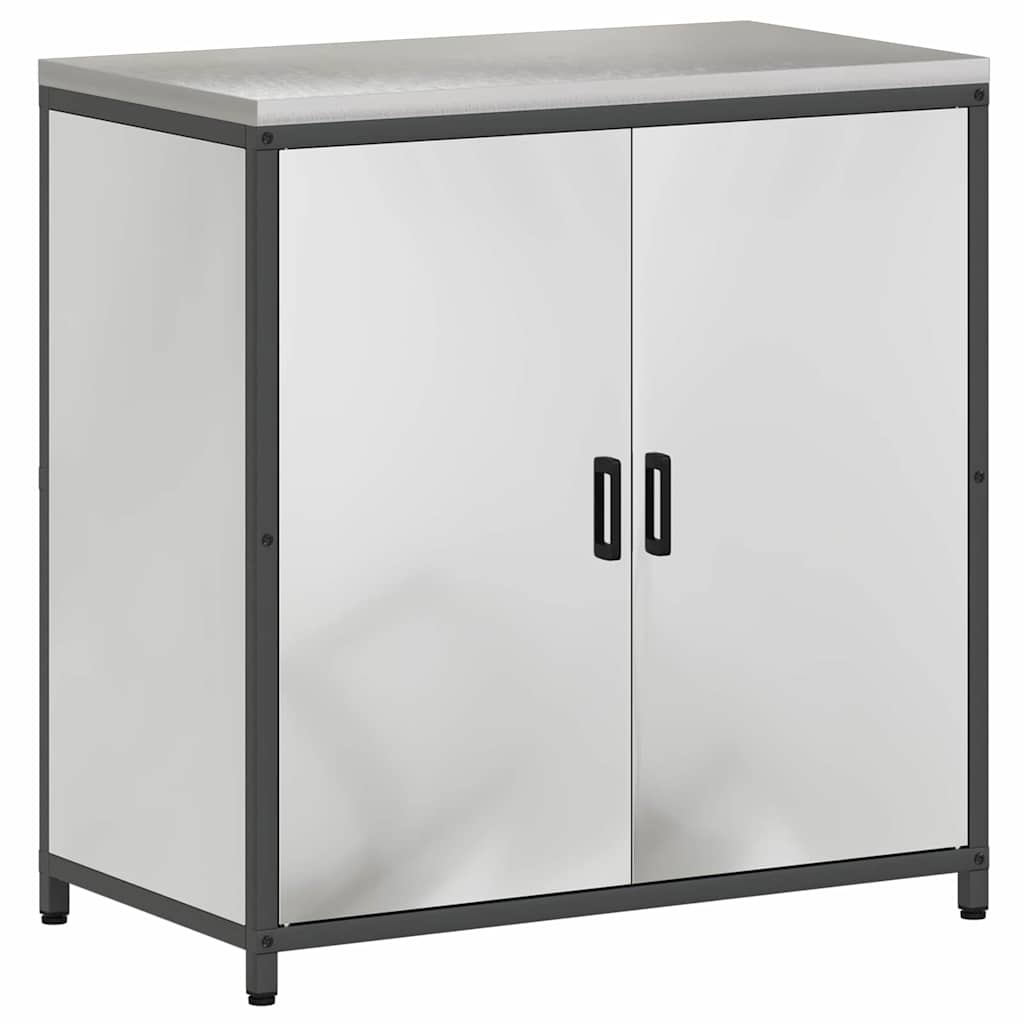 Set di Stoccaggio per Cucina 3 pcs Argento 210 x 50 x 92 cm