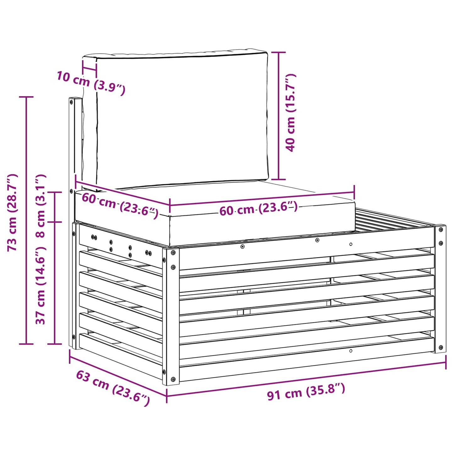 Set divani 3 Pezzo 182,5 x 63 x 73 cm | homemem39