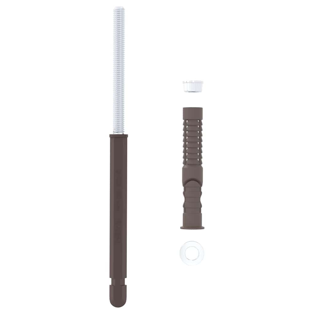 Supporti per Mensole Flottanti 12 pcs Beige Ø10 x 170 mm | homemem39
