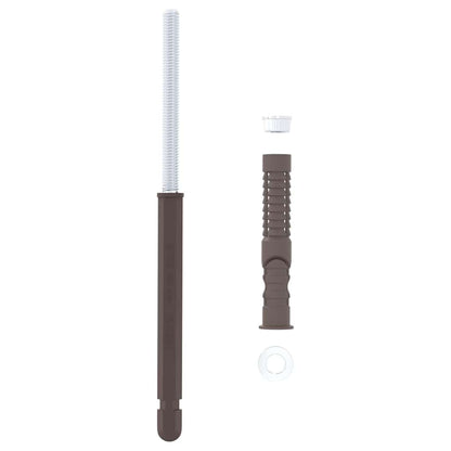 Supporti per Mensole Flottanti 12 pcs Beige Ø10 x 170 mm | homemem39