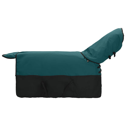 Coperta per Cavalli Verde Scuro e Nero 85 cm Poliestere | homemem39