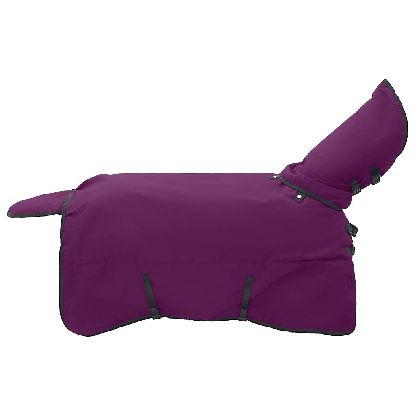 Coperta per Cavalli Verde Scuro e Nero 105 cm Poliestere | homemem39