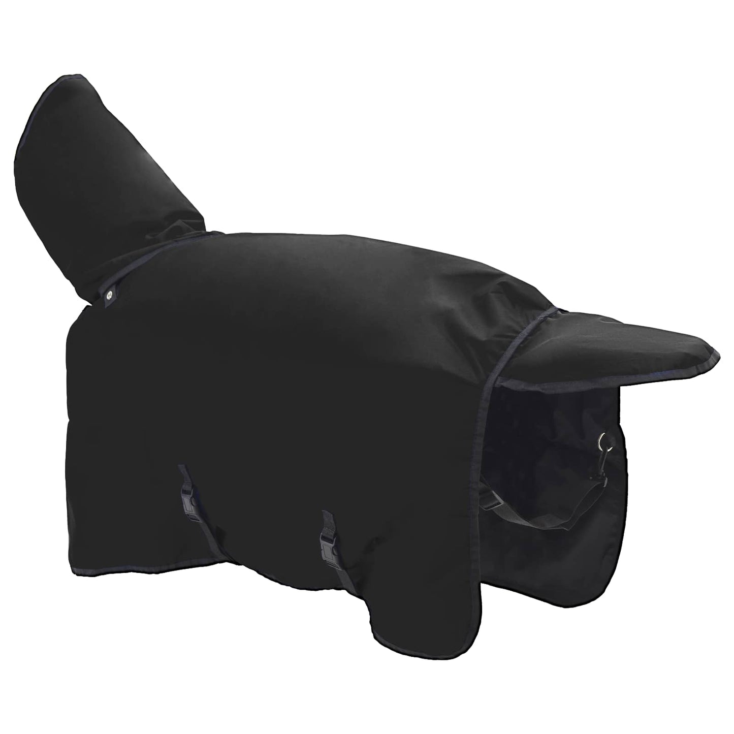 Coperta per Cavalli Verde Scuro e Nero 125 cm Poliestere | homemem39