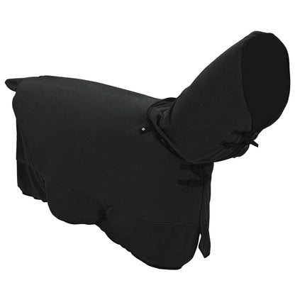 Coperta per Cavalli Nero 165 cm Poliestere