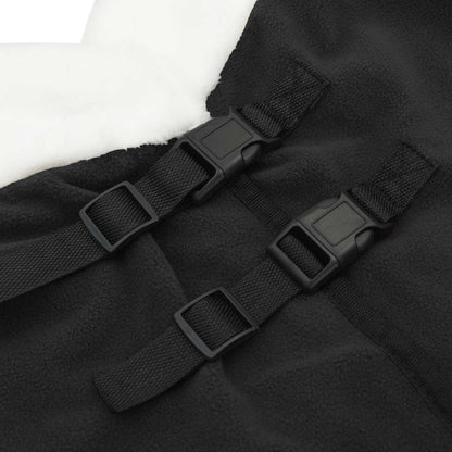 Coperta per Cavalli Nero 115 cm Felpa in pile