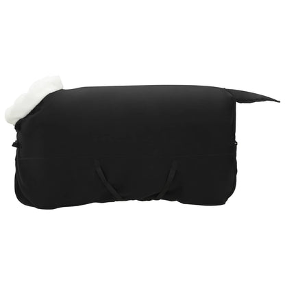 Coperta per Cavalli Nero 145 cm Felpa in pile