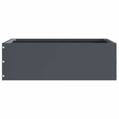 Bordura per Prato 6 pcs Antracite 40 x 40 x 13 cm Acciaio