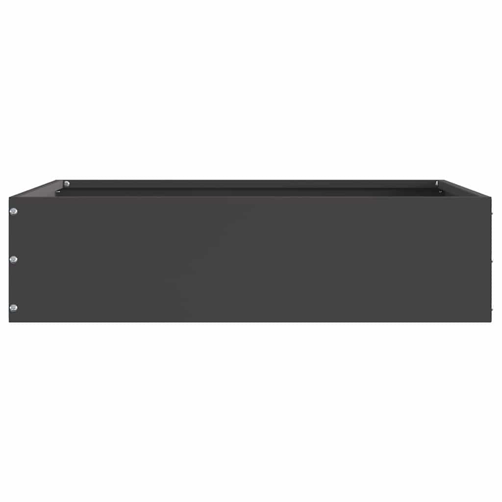 Bordura per Prato Nero 50 x 50 x 13 cm Acciaio