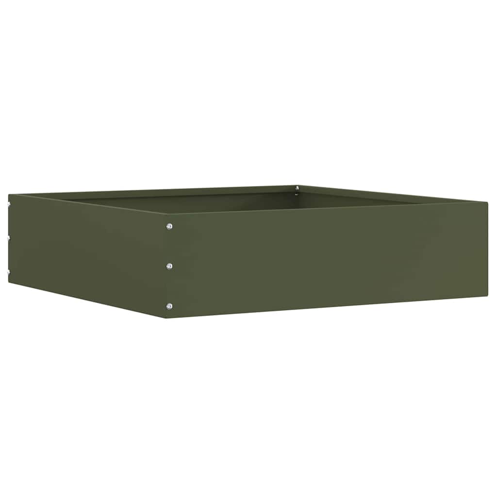 Bordura per Prato Oliver verde 50 x 50 x 13 cm Acciaio