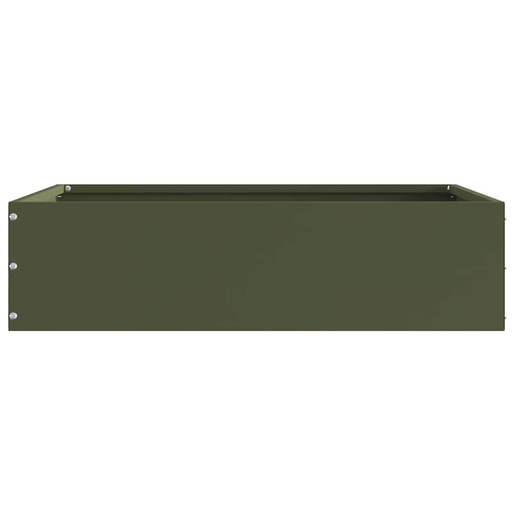 Bordura per Prato Oliver verde 50 x 50 x 13 cm Acciaio