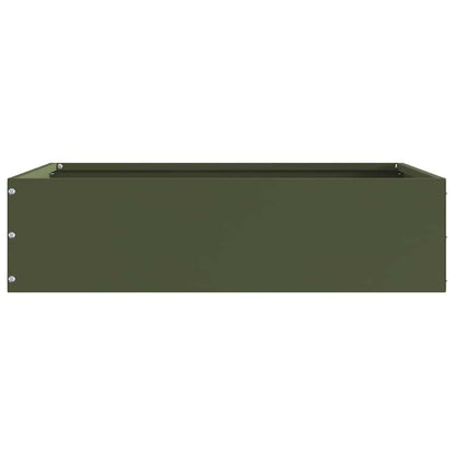 Bordura per Prato Oliver verde 50 x 50 x 13 cm Acciaio