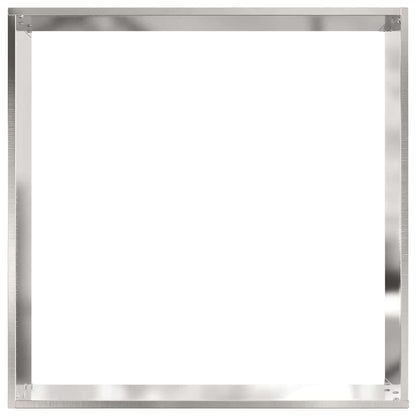 Bordura per Prato Argento 50 x 50 x 13 cm Acciaio inossidabile