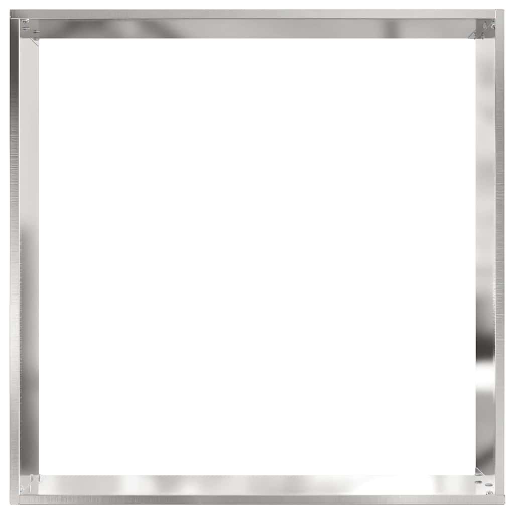 Bordura per Prato 6 pcs Argento 50 x 50 x 13 cm