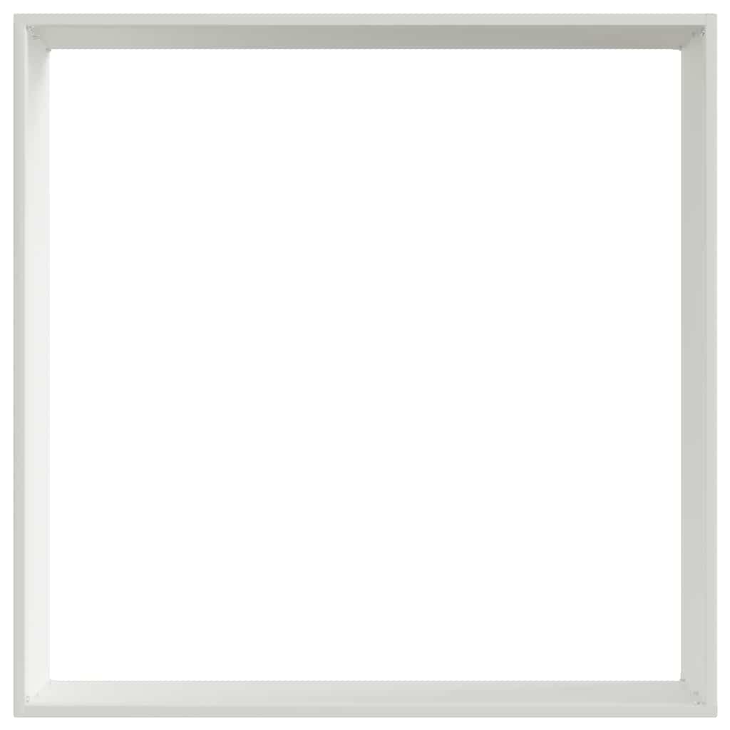 Bordura per Prato 6 pcs Bianco 60 x 60 x 13 cm Acciaio
