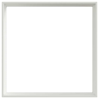 Bordura per Prato 6 pcs Bianco 60 x 60 x 13 cm Acciaio