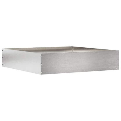 Bordura per Prato Argento 60 x 60 x 13 cm Acciaio inossidabile