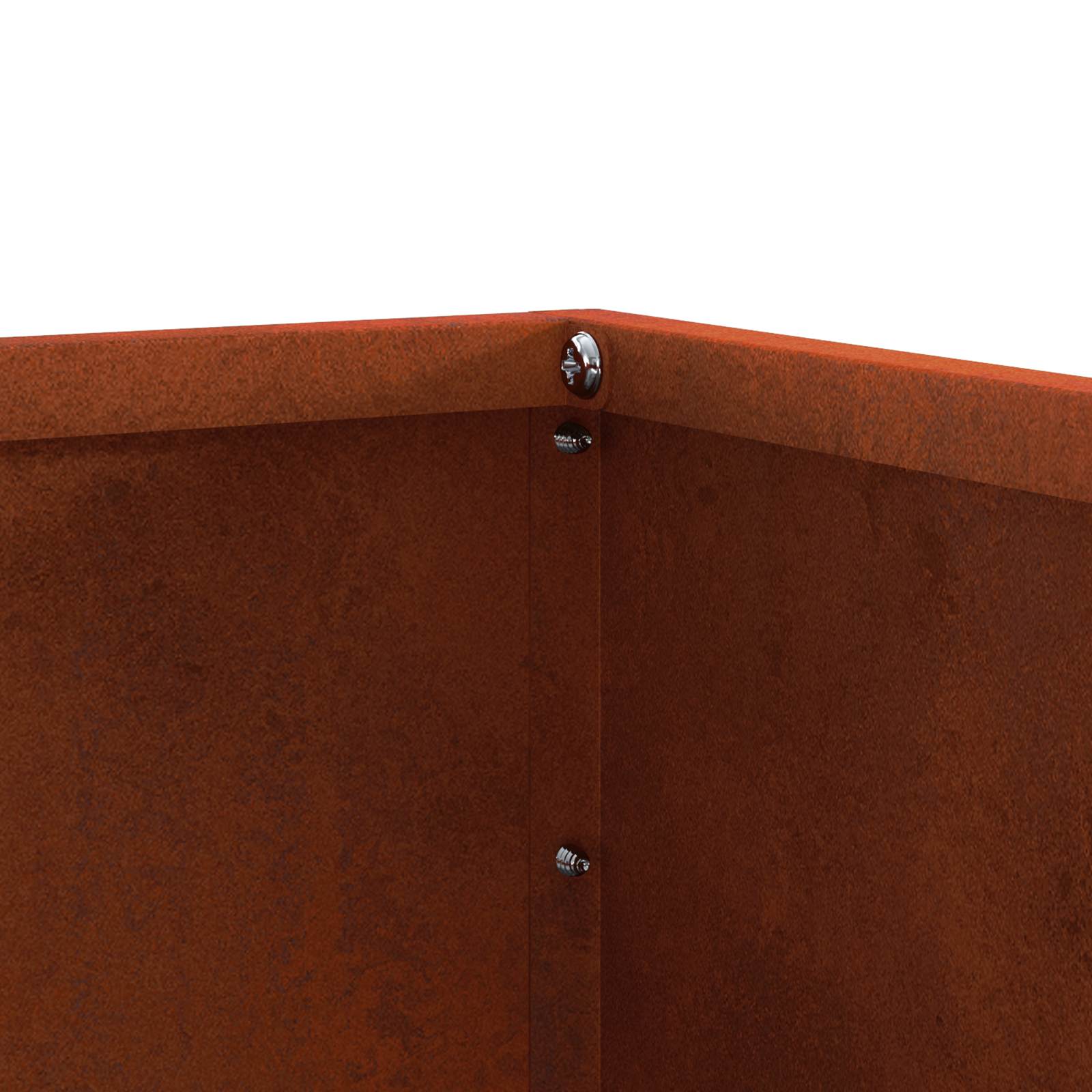 Bordura per Prato 6 pcs Ruggine 60 x 60 x 13 cm | homemem39
