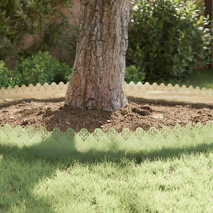 Bordure per prato 10 pcs Argento 103 x 0,05 x 22 cm