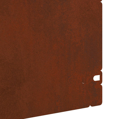 Bordure per prato 20 pcs Ruggine 103 x 0,05 x 22 cm | homemem39