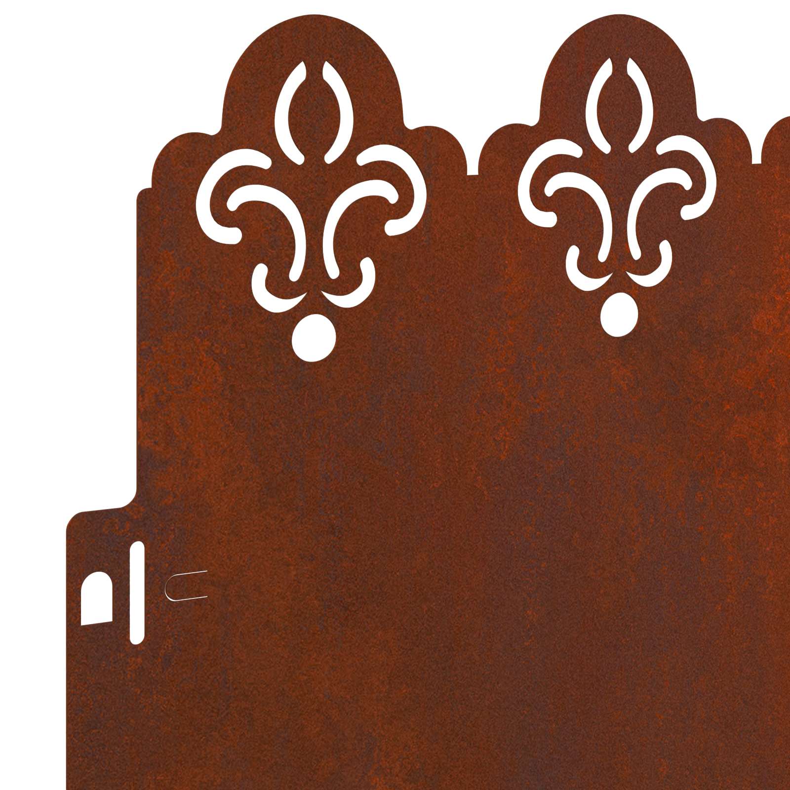 Bordure per prato 20 pcs Ruggine 103 x 0,05 x 22 cm | homemem39