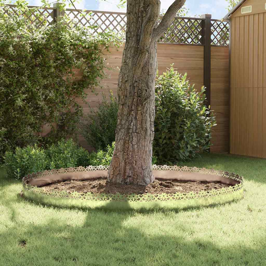 Bordure per prato 30 pcs Argento 103 x 0,05 x 22 cm