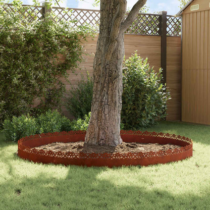 Bordure per prato 20 pcs Ruggine 103 x 0,05 x 22 cm | homemem39