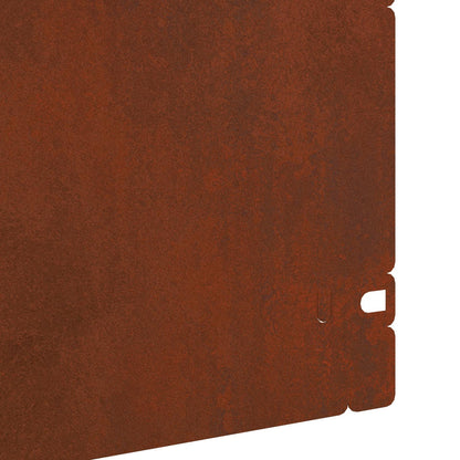 Bordure per prato 30 pcs Ruggine 103 x 0,05 x 22 cm | homemem39