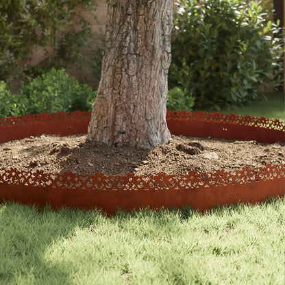 Bordure per prato 30 pcs Ruggine 103 x 0,05 x 22 cm | homemem39