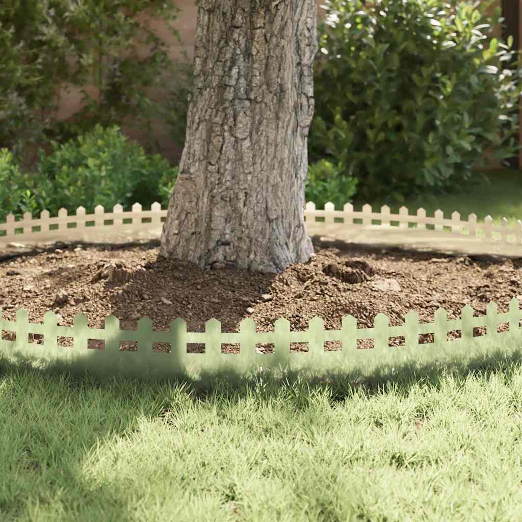 Bordure per prato 30 pcs Argento 103 x 0,05 x 22 cm