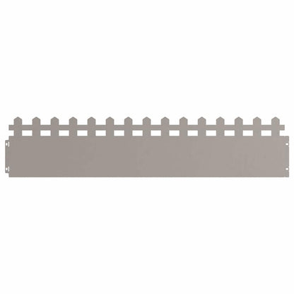 Bordure per prato 10 pcs Ruggine 103 x 0,05 x 22 cm