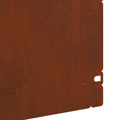 Bordure per prato 20 pcs Ruggine 103 x 0,05 x 22 cm | homemem39