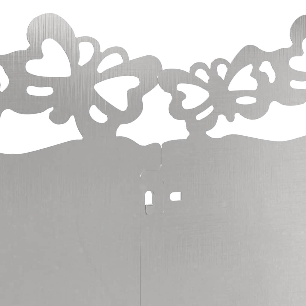 Bordure per prato 20 pcs Argento 103 x 0,05 x 22 cm