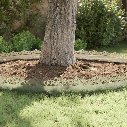 Bordure per prato 10 pcs Argento 103 x 0,05 x 22 cm