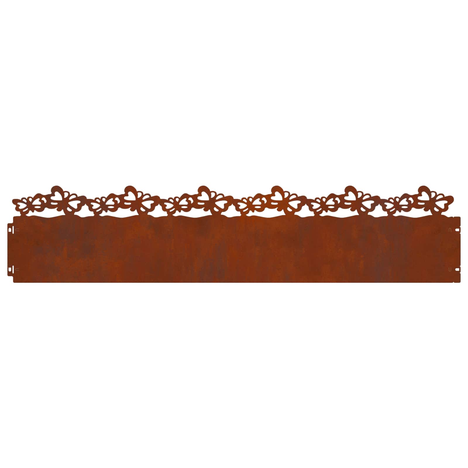Bordure per prato 20 pcs Ruggine 103 x 0,05 x 22 cm | homemem39