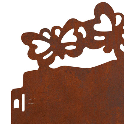 Bordure per prato 30 pcs Ruggine 103 x 0,05 x 22 cm | homemem39