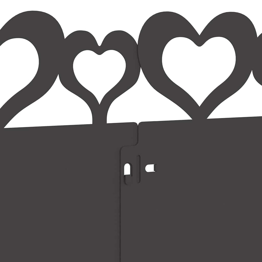 Bordure per prato 30 pcs Nero 103 x 0,05 x 22 cm Acciaio