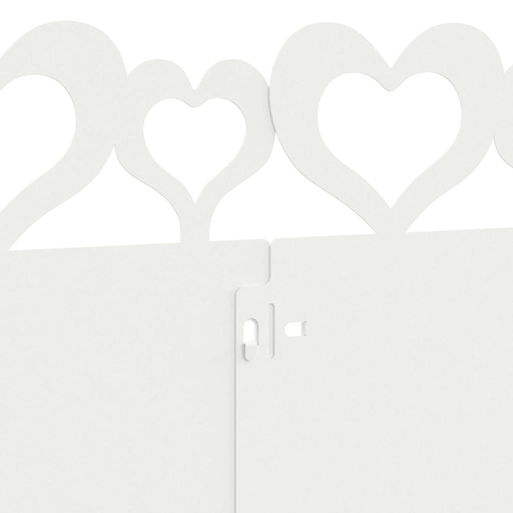 Bordure per prato 20 pcs Bianco 103 x 0,05 x 22 cm Acciaio