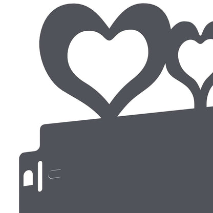 Bordure per prato 10 pcs Antracite 103 x 0,05 x 22 cm Acciaio