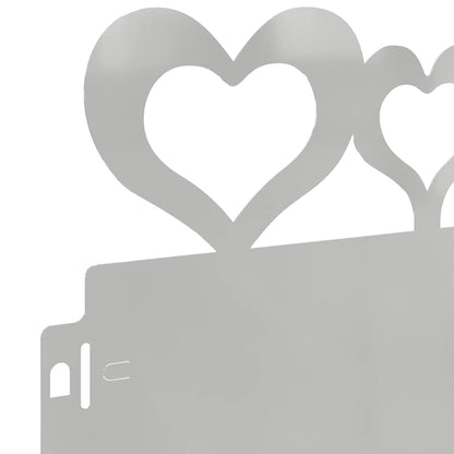 Bordure per prato 30 pcs Argento 103 x 0,05 x 22 cm