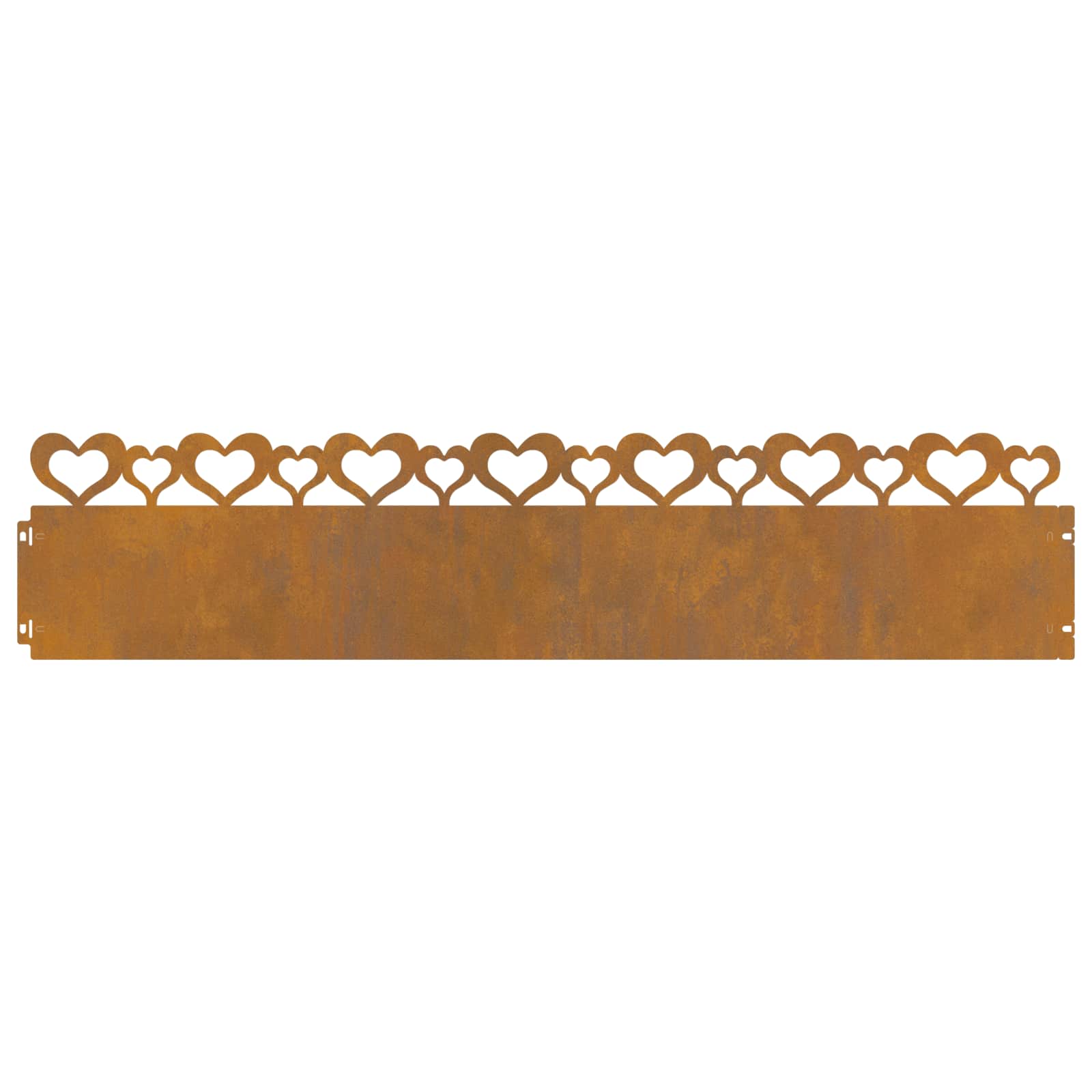 Bordure per prato 20 pcs Ruggine 103 x 0,05 x 22 cm | homemem39