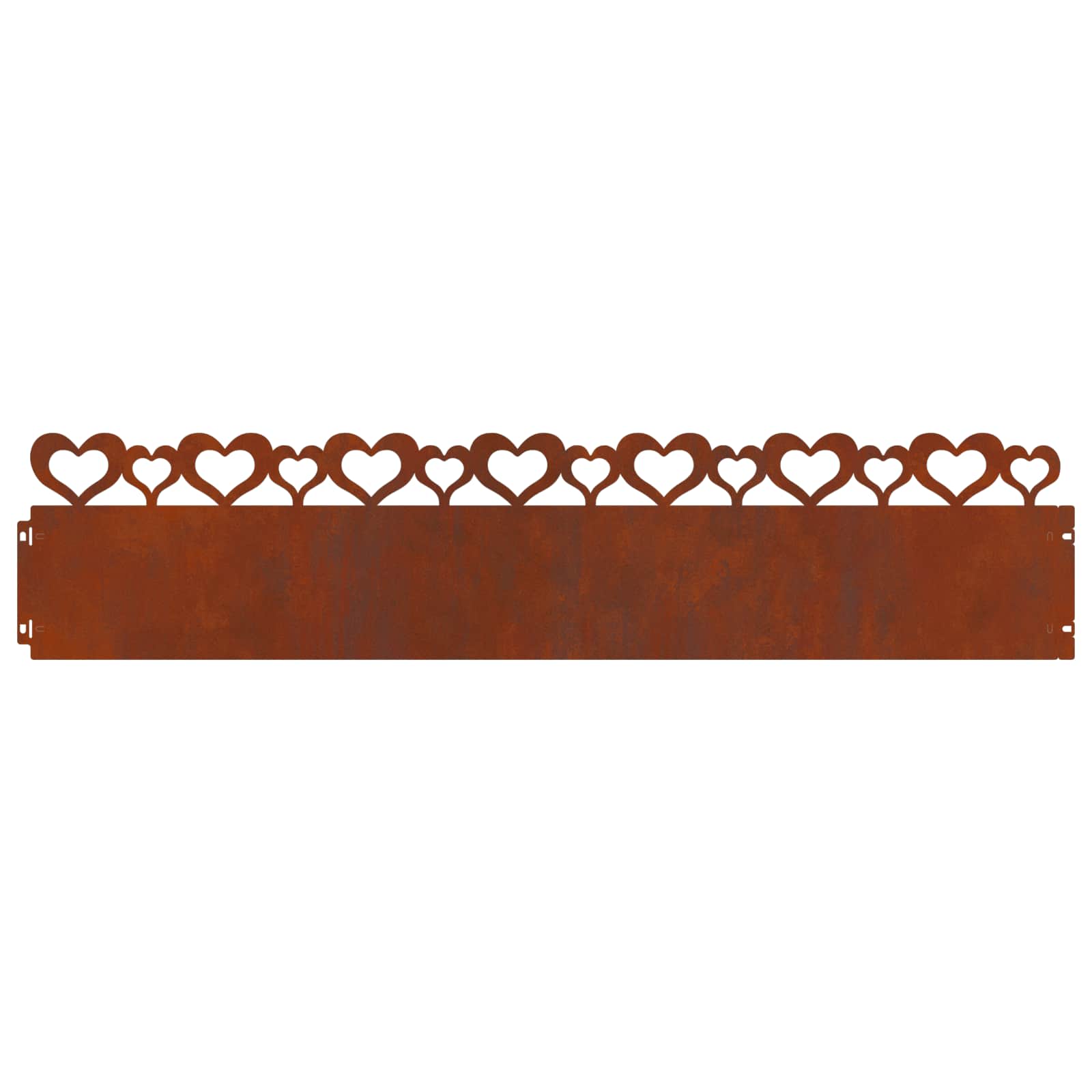 Bordure per prato 30 pcs Ruggine 103 x 0,05 x 22 cm | homemem39