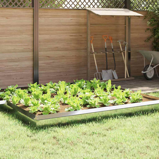 Recinto per lumache Argento 50 x 3,5 x 25 cm Acciaio zincato