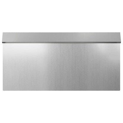 Recinto per lumache 4 pcs Argento 50 x 3,5 x 25 cm