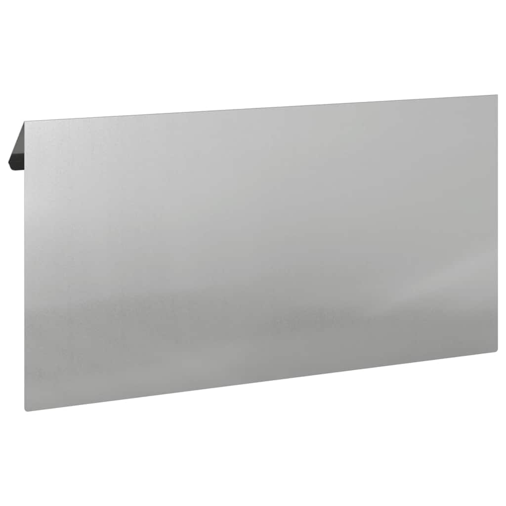 Recinto per lumache 16 pcs Argento 50 x 3,5 x 25 cm