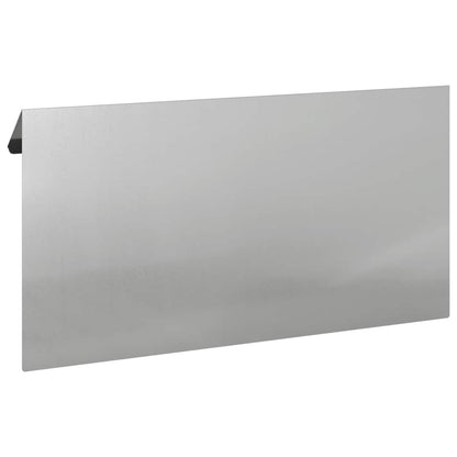 Recinto per lumache 16 pcs Argento 50 x 3,5 x 25 cm